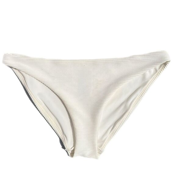 H&M White Ribbed Bikini Bottom - Picture 3 of 10